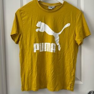 Puma Yellow T Shirt Size M